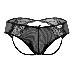 CandyMan Jockstrap Dentelle Lilith Noir